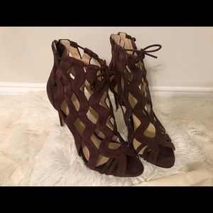 Suede burgundy Alexander Birman